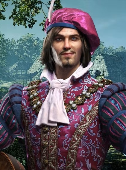 Dandelion as depicted in The Witcher 3: Wild Hunt (2015)