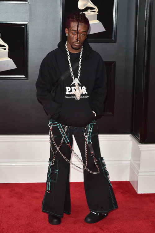 frozenmorningdeew: Lil Uzi Vert attends the 60th annual Grammy Awards in New York, 28 Jan 2018 