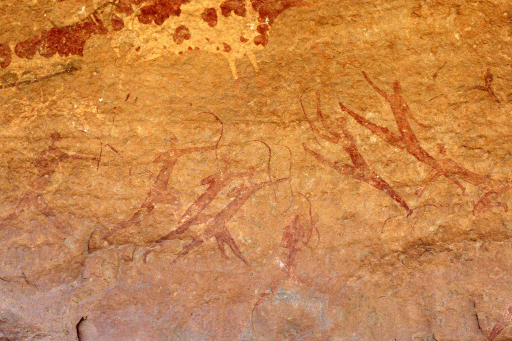 ancientart:  The rock art of Tassili n’Ajjer, the Sahara Desert, Algeria.Tassili