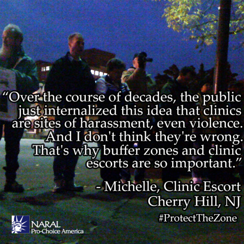 prochoiceamerica:  Today, the U.S. Supreme Court is hearing a challenge to a buffer zone law that protects patients and staff at clinics in Massachusetts from anti-choice harassment and violence.Across the country, extreme, often violent, anti-choice