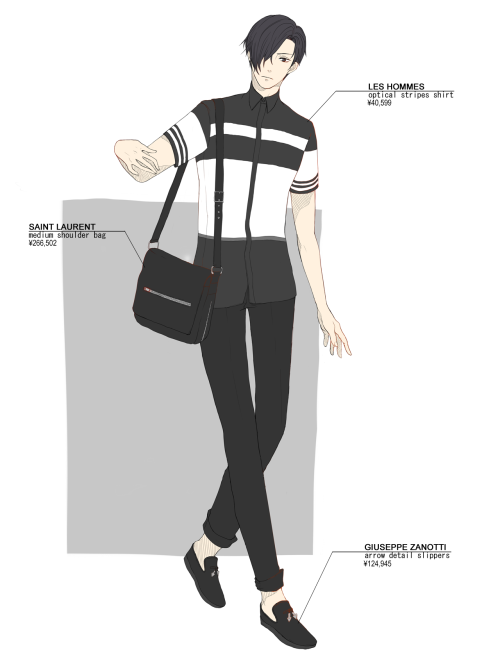 pewbirdy:  monochrome fashion study (feat. department of punishments)