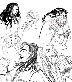 marty-mc:  The Hobbit doodles part one (part