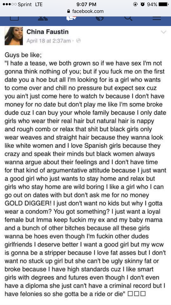 jehovahhthickness: I am weak. And you hoes still with these type of niggas.   Good
