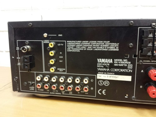 Yamaha RX-V390RDS Natural Sound Stereo Receiver, 1995