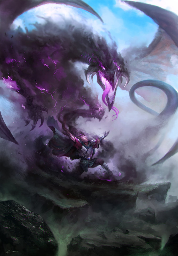 amareverie:  Turik and the God of Darkness by HELMUTTT 
