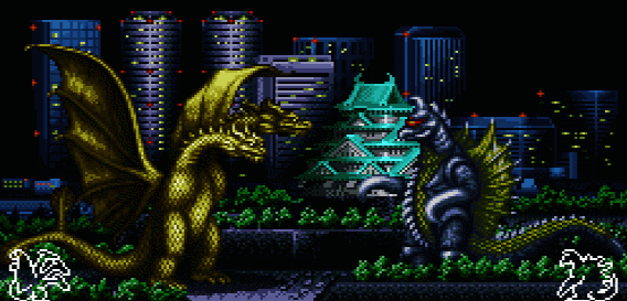 atari5200controller:Godzilla - Kaijuu Daikessen charactersSuper Famicom - 1994 - TOHO