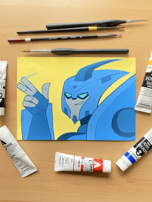 Blurr in acryla gouache. I really love these paints.&mdash;&mdash;-You can find the process 