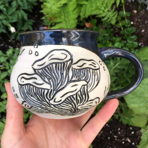 sosuperawesome:Mushroom Mugs and PlantersRosehill Pottery on Etsy