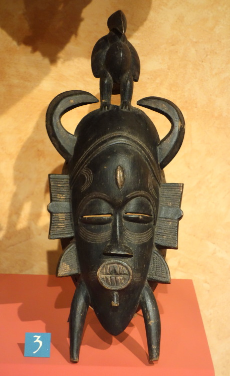 Mask of the Senufo people, Burkina Faso.  Now in the Glenbow Museum, Calgary.