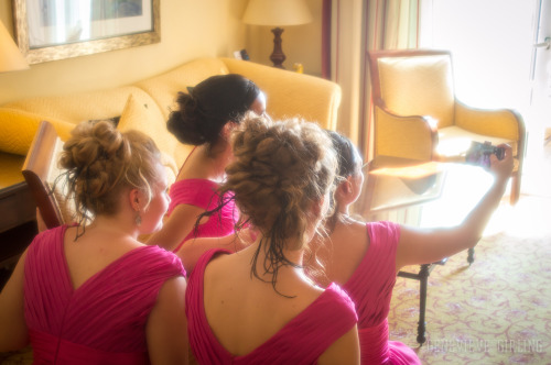 Getting ready - Bridesmaids’ and groomsmen’s prep behind-the-scenes at Tina and Scott Buchanan’s bea