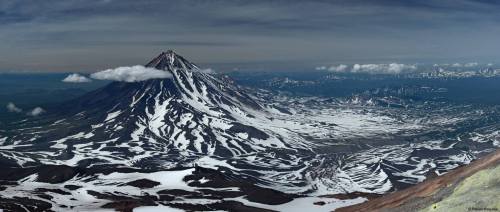 Avachinskaya Sopka.Twenty five Km from Petropavlovsk, the capital of Russia&rsquo;s Kamchatka provin