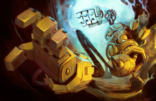 u-wanna-play-2: Blitzcrank + Iceborn Gauntlet by ~MoulinBleu