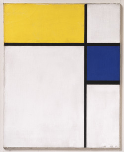   “Composition with Blue and Yellow,”