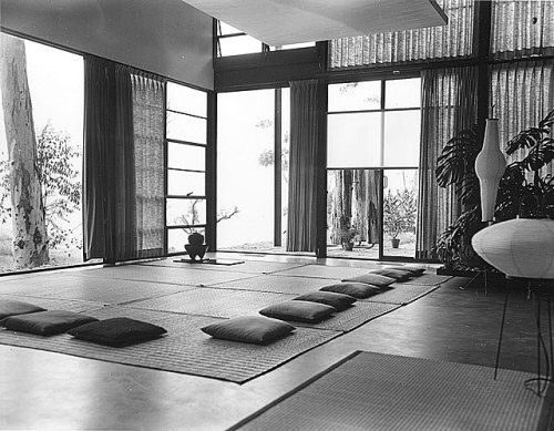 The Eames, Pacific Palisades, Japanese inspired. A case study house, built in the late 40s