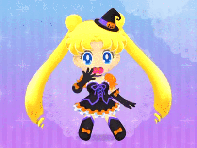 somniumlunae:HAPPY HALLOWEEN!  | Sailor Moon Drops Witch Usagi