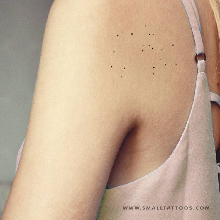 Minimalist Sagittarius constellation temporary tattoo, get it here ► http://bit.ly/2Seajo2