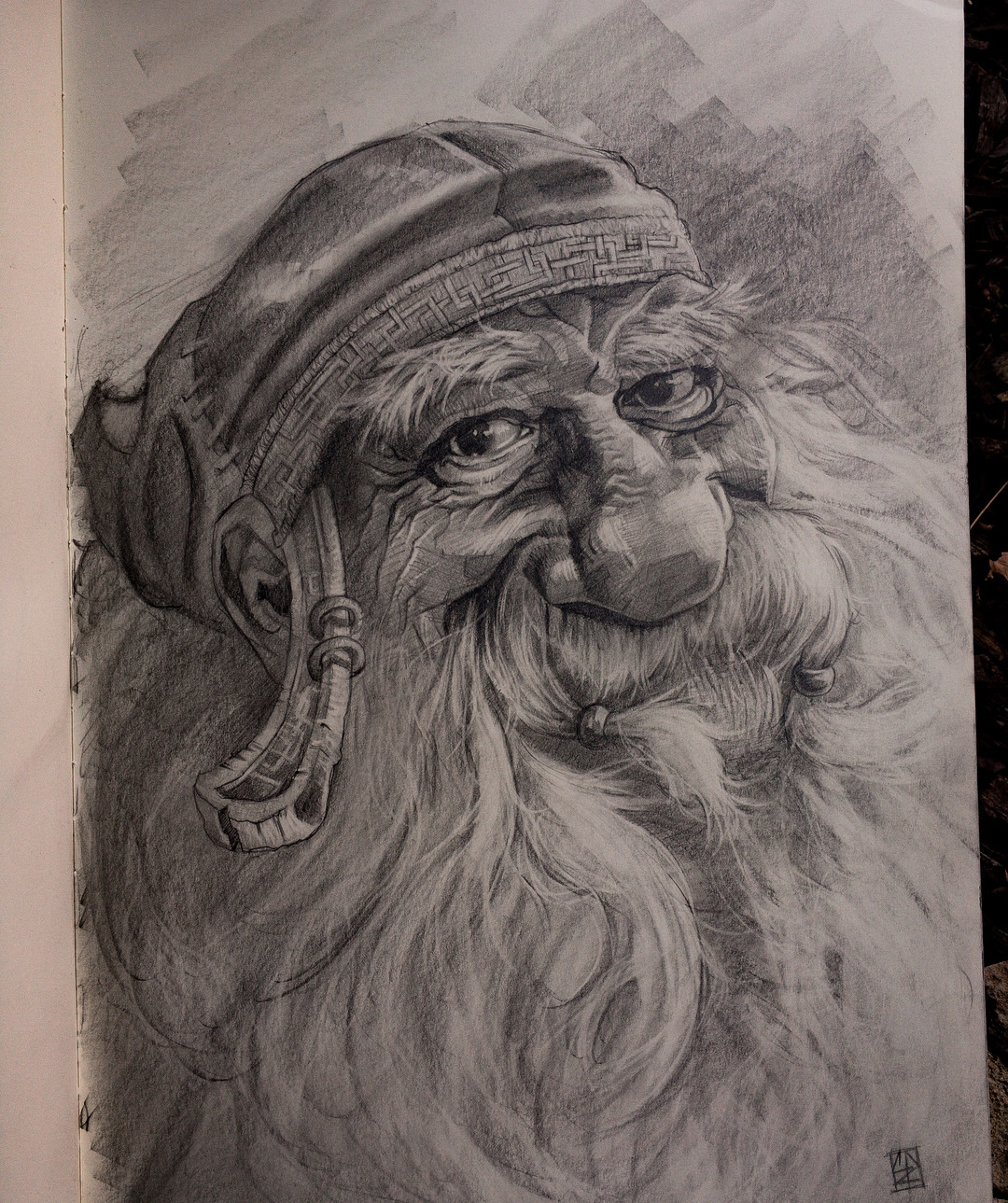 Warrior Dwarf Sketch Poster for Sale by Brina Williamson  Redbubble