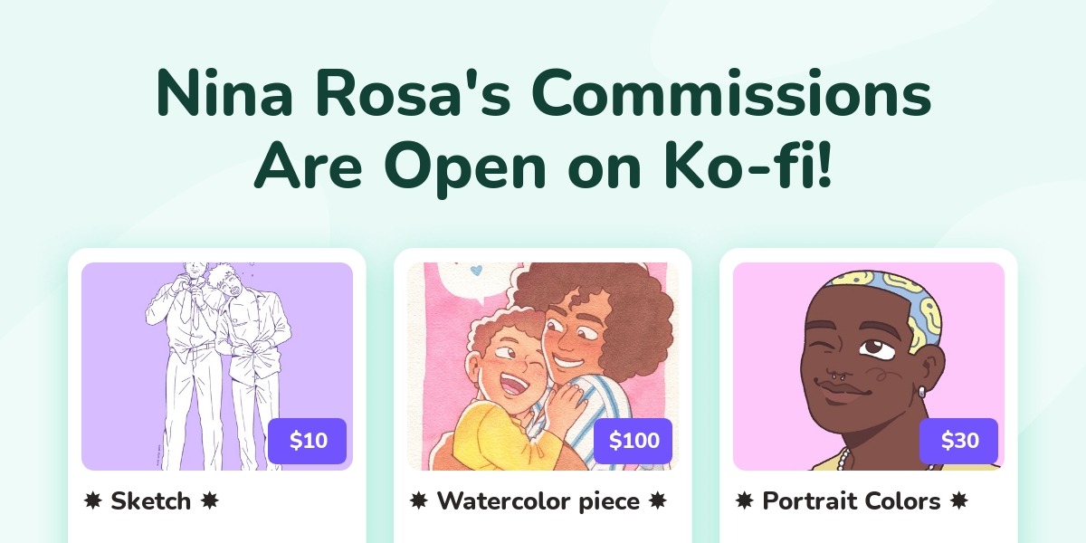 Nina Rosa's Ko-fi Commissions