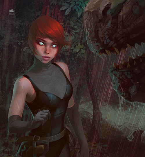 Half Life: Alyx // Dino Crisis // Female Hitman - Fan Art by Igor Lomov