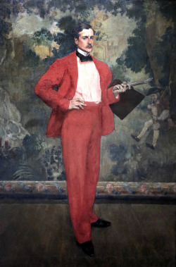 gregory-lejeune:  L'homme en rouge (Portrait du peintre Paul Baignières), Henri Evenepoel. Musées royaux des beaux-arts de Belgique, Bruxelles. Photo: cc https://www.flickr.com/photos/mazanto/ https://creativecommons.org/licenses/by-nc-sa/2.0/