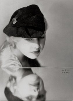  Mirrored image with hat, 1930’s, Dora