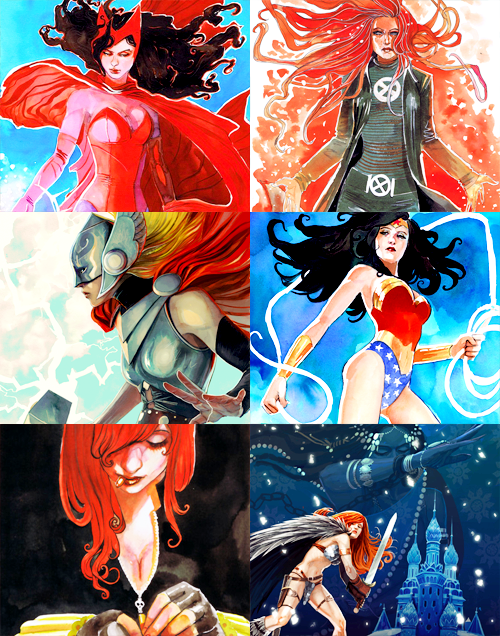 scarletwitchs: Favorite Comic Book Artists » Stephanie HansFeatured characters: