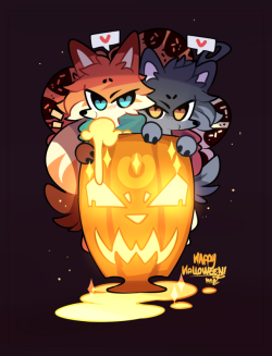 mackinn7:   Chibi #276 -   ♥ Happy Halloween!