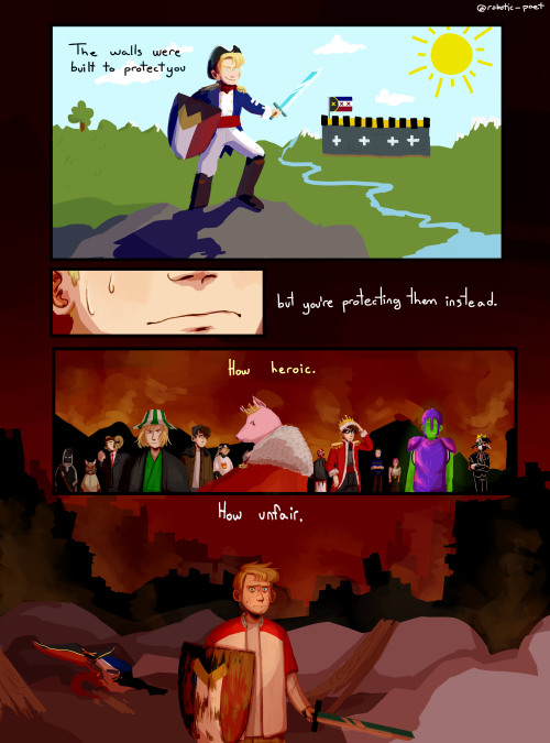 robotic-poet:You’ve never been a hero.[Click for better quality. Please, please reblog if you like i