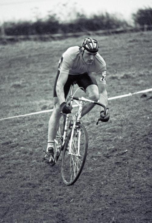 Some action from 1985, with the Wreake Valley cyclocross, held in a field near Queniborough, Leicest