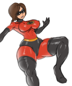 jay-marvel:  Don’t even know what I was going for in the original lol, but I tried to make this one more actiony   yummy super milf ;9