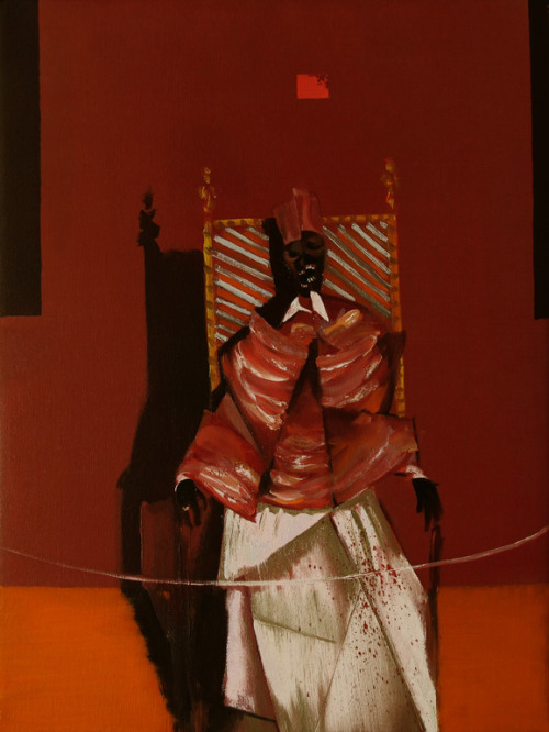 nuclearharvest:  Black Pope II by Nicholas Chistiakov 