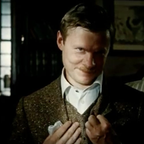 materialofonebeing: After the initial shock at Holmes’s return, Watson goes full cutiepie.  Episode 