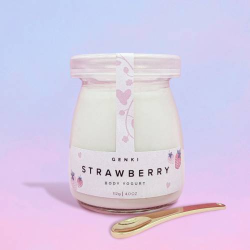 Strawberry Body Yoghurt //  genkiskincare 
