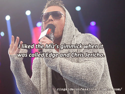 ringsideconfessions: “I liked the Miz’s