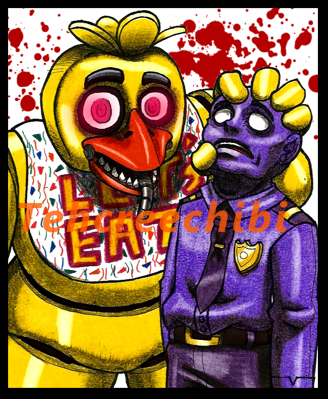 Cageyshick05 — None robotic Nightmare Fredbear Golden Freddy