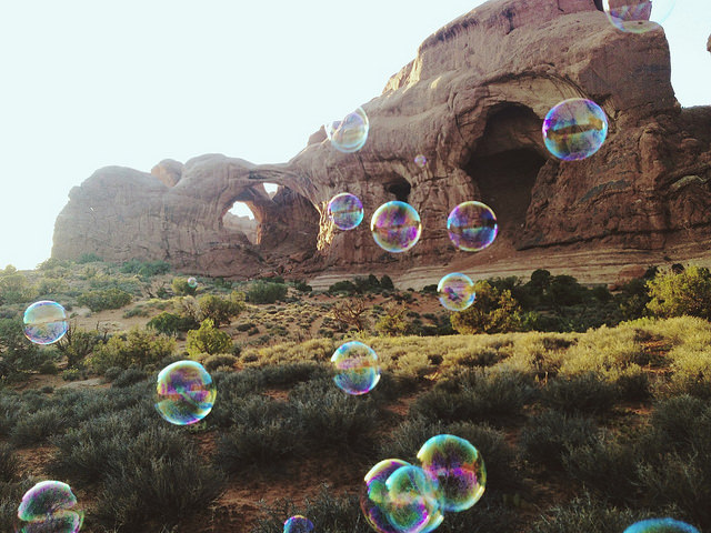thehistoryofsilence:  Bubblescapes in arches national park by Taylor McCutchan on