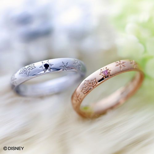 tealikea:  Pair rings of Elsa & Anna