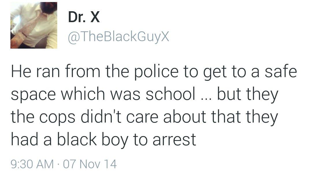 babycakesbriauna:  Because God forbid a young, black male in America actually wants