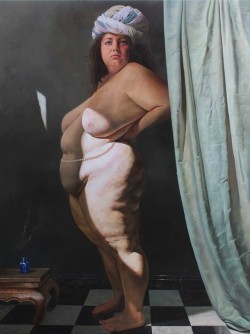grundoonmgnx:  Rolf Ohst, Spiegel (Mirror), 2016 Oil on canvas, 200 x 150 cm   