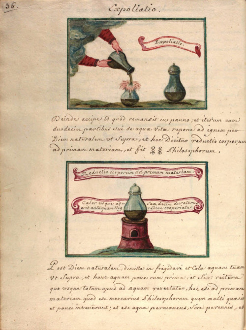 thegetty:Hand-painted Alchemy BookThe 15th-century works of the French alchemist Pierre Vicot were n