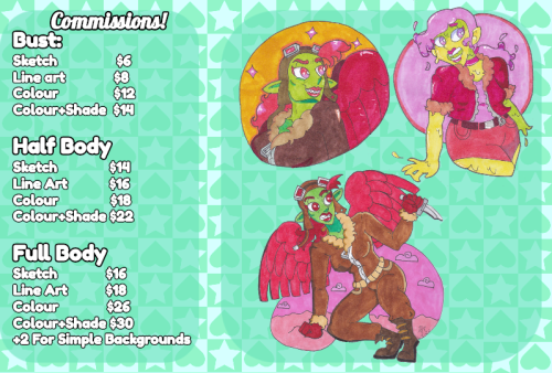 thebeautifulegg: Hey guys! Opening up commissions! 