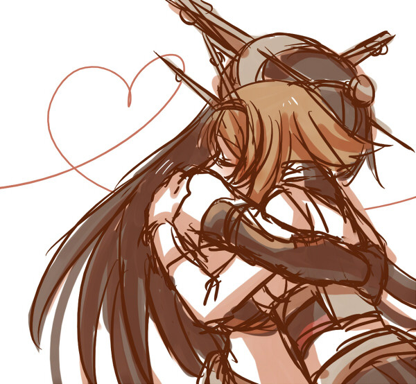 sanctuary-for-strange-people:    Nagato and Mutsu by みか   