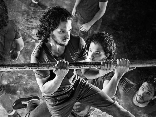 gameofthronesdaily:  “There are definitely things I’ve picked up over the course of Thrones. The physical stuff within a role is something I respond to anyway – I always enjoy that side of things. And it’s very much a part of who Jon Snow is –