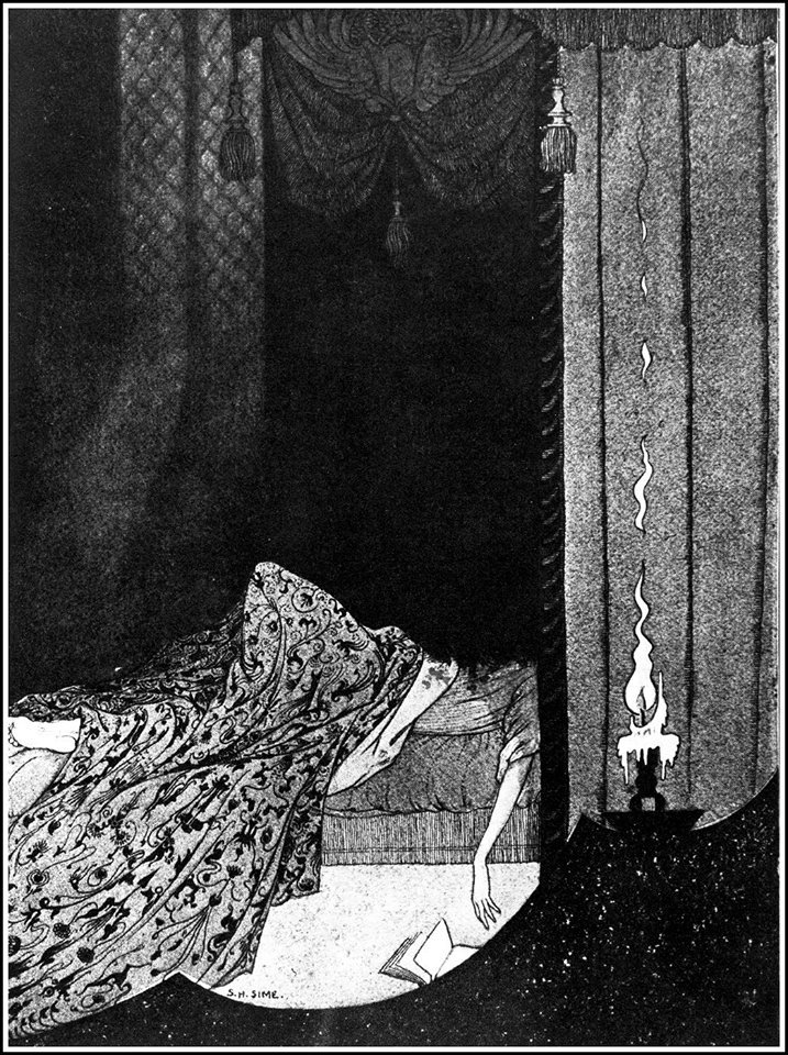 leprincelointain:  Sidney Sime (1867-1941), The Incubus - 1899. 