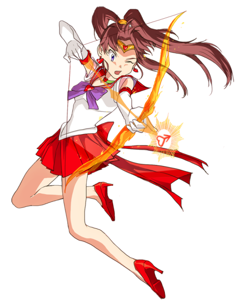 amano nene x sailor mars