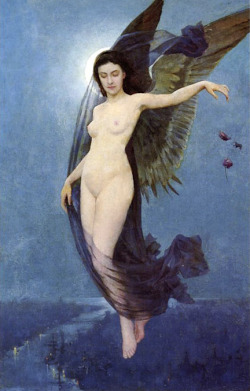 theblackcatzon:  enchantedsleeper:  Nymph (1887), Robert Van Vorst Sewell