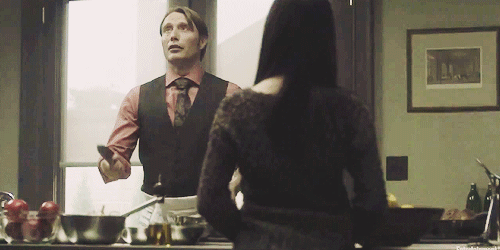 everynineyearsandthirtyfourdays:Hannibal: The gag reel