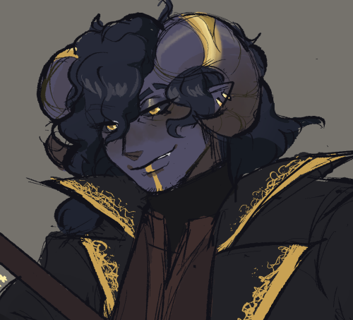 playing a spicy tiefling warlock in d&d this saturday and i think im in love with him