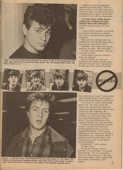 generoraro:  We Are Not The Beatles!Open hostility between the press and D.D.Here’s the story&