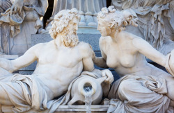 wanderlusteurope:  Pallas Athena Fountain, Vienna 
